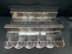 角マーカーステー 10枚セット 1連 L型 丸棒巻き ウロコ デコトラ