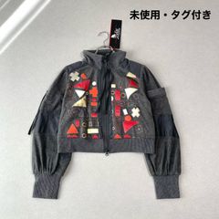 【美品】エイココンドウ ブルゾン キルティング 刺繍 パッチワーク ゆったり L 美品】エイココンドウ ブルゾン キルティング 刺繍 パッチワーク