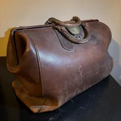 レトロ レザー ボストンバッグ ドクターバッグ アンティーク ヴィンテージ コレクション ファッション 当時物 インテリア