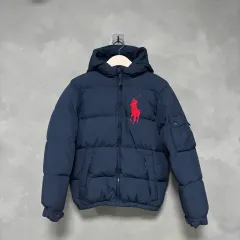 ポロラルフローレン ビックポニー パファージャケット ダウン ネイビー