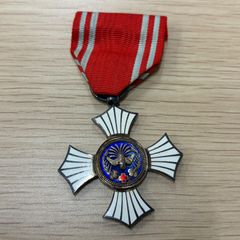 明治21年 日本赤十字社 金色有功章 勲章 ピンバッジ セット 明治21年