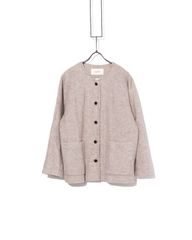 美品✨】マックスマーラ フリンジノーカラージャケット リネン混 S