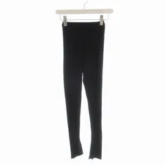 オーラリー AURALEE HIGH GAUGE RIB SLIT TIGHTS レギンス トレンカ リブ ニット 1 黒 ブラック A00T01TE /EEのサムネイル