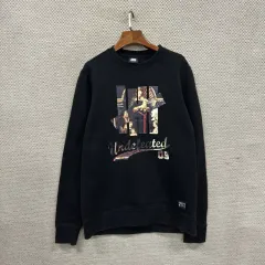 アンディフィーテッド カジュアル プリンティング 起毛 スウェットシャツ M A01822