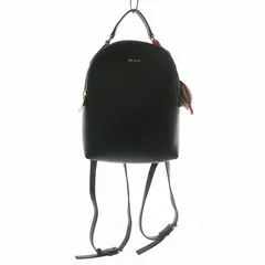 ポールスミス PAUL SMITH リュックサック バックパック デイバッグ ミニ レザー ロゴ ラビットチャーム 黒 ブラック /XZ ■GY18