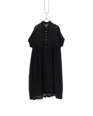 nest Robe　ネストローブ　リネンガーゼギャザーシャツワンピース