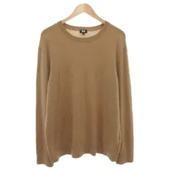 ユニクロ UNIQLO 21AW カシミヤクルーネックセーター ニット 長袖 XL 茶 ブラウン 351-438791 /AE