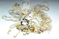 【送料無料】 パール系アクセサリー まとめ売り ネックレス アクセサリー