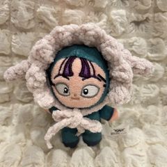 ほわぬい ぬい服 ボンネット 帽子 水色 8cm - メルカリ