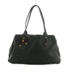 グッチ GUCCI プリンシー シェリーライン トートバッグ レザー リボン 黒 ブラック 163805 /MI ■OS ■OH