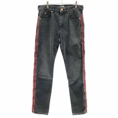 ISABEL MARANT イザベルマラン 18AW サイドテープデニムパンツ 18A018H グレー 30のサムネイル