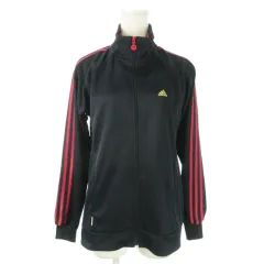 アディダス adidas CLIMA 365 トラックジャケット ジャージ ジップアップ スリーストライプス ロゴ スポーツ M 紺 ネイビー /AO19 ■GY11