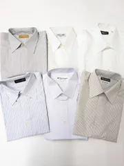 【値下げ交渉歓迎】メンズYシャツ 6点まとめ売り（長袖5点・半袖1点） LANCEL / pierre cardin / GENT’S / DURBAN / Takashimaya 他B-44
