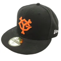 ニューエラ NEW ERA 59FIFTY 読売ジャイアンツ キャップ 帽子 ロゴ刺繍 ブラック /UO