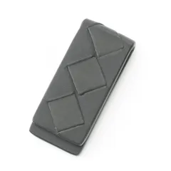 ボッテガヴェネタ BOTTEGA VENETA マネークリップ イントレチャート 609799 ブラック レザー イントレチャート マネークリップ メンズ 未使用のサムネイル
