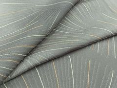 平和屋着物▽道行コート 雨コート 単衣 麻の葉地紋 葡萄鼠色 ロング丈