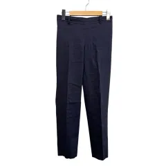 セオリー Theory スラックスパンツ イージー 麻混 ネイビー サイズXP 