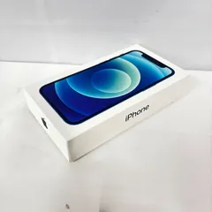 iPhone 12 mini 128GB ブルー ジャンク品 電源入らない 箱付 付属品あり