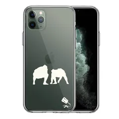 iPhone11pro ケース クリア 相撲 おすもう 仕切り 白 スマホケース 側面ソフト 背面ハード ハイブリッド 
