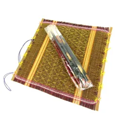 書道セット 筆・筆巻き 6点セット 未使用 毛筆 習字 書道用具 まとめて