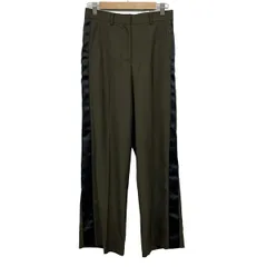 Sacai(サカイ) パンツ サイズ1 S レディース - 22-05905 カーキ×ダークネイビー フルレングス