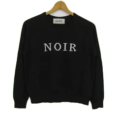 ロペ セーター トップス 長袖 クルーネック ニット アンゴラ混 レディース Mサイズ ブラック ROPE' 【中古】