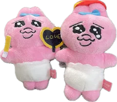 【送料無料！】おぱんちゅうさぎ　ぬいぐるみ2点セットamd