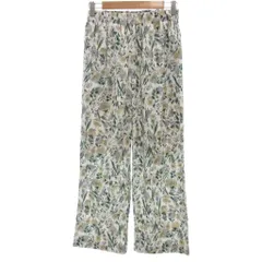 アーバンリサーチ ドアーズ URBAN RESEARCH DOORS 美品 フラワープリントイージーパンツ 花柄 S ナチュラルカラー /UO