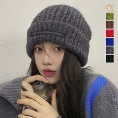 컬러 니트 모자 여성 7 색