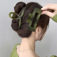 ヘアクリップ大きめアクリルバンスクリップ SK18693106-8365