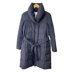 マッキントッシュフィロソフィー MACKINTOSH PHILOSOPHY ベルテッド ダウンコート スタンドカラー ロング H5A08-680-2 36 濃紺 ネイビーのサムネイル