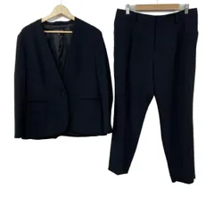 INDIVI(インディビ) レディースパンツスーツ レディース - ダークネイビー ストライプ