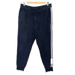 ワイスリー Y-3 ヨウジヤマモト M 3 STP CUFFED TRKPNT トラックパンツ イージーパンツ サイドライン ロゴ M 黒 ブラック ☆AA★のサムネイル