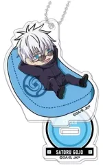 【中古】収納・携帯用アイテム 五条悟 「スタンドミニアクリルキーホルダー 呪術廻戦 ゆるっとクッションシリーズ」