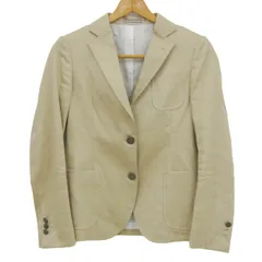 ドレステリア テーラードジャケット アウター コットン 日本製 レディース 38サイズ ベージュ DRESSTERIOR 【中古】