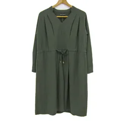 アーバンリサーチ ワンピース トップス 長袖 ウエスト ドロストタック レディース Freeサイズ グリーン URBAN RESEARCH 【中古】