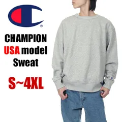 【新品・未使用】【オックスフォードグレー】【S～4XL】チャンピオン トレーナー スウェット メンズ レディース キッズ 無地 大きいサイズ CHAMPION USAモデル ビッグサイズ 大きめ ゆったり おしゃれ 裏起毛 部屋着 ブランド ダンス スポーツ