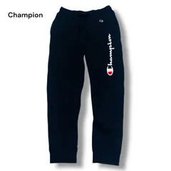 チャンピオン Champion スウェットパンツ ジョガーパンツ トラックパンツ カジュアル L ブラック ビッグプリントロゴ Cマークワッペン
