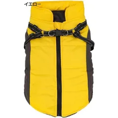 犬 洋服 冬用 ダウンベスト ジャケット コート 防寒 裏ボア 小型犬 中型犬 大型犬 厚い ふわふわ ハーネス付き ドッグウェア パーカー