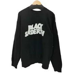 ユーズドフルギ USED古着 BLACK SRDERTH 発泡プリント クルーネックスウェット メンズ JPN:XXL