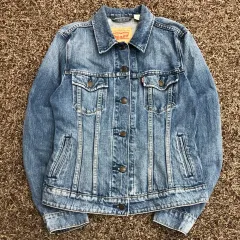 M リーバイス レディース デニムトラッカージャケット