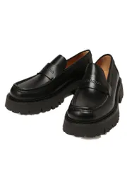 Salvatore Ferragamo (サルヴァトーレフェラガモ) ロゴ型押し チャンキーローファー レザーシューズ FERGALのサムネイル