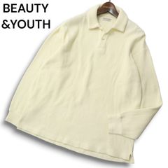 グレーXL BEAUTY&YOUTH スムージー フォルム ニット ポロシャツ - メルカリ