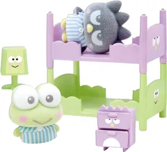 【新品】 ぷちとも Sanrio characters けろけろけろっぴ&バッドばつ丸のベッドセット サンリオキャラクターズ 佐賀