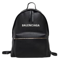 BALENCIAGA ブラック レザーバックパック - メルカリ