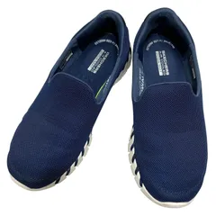 【美品】スケッチャーズ (22.5) スリッポン スニーカー 運動靴 ウォーキングシューズ フラット 定番デザイン