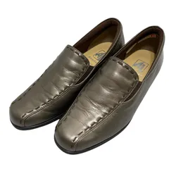 【美品】アトリエ (23) スリッポン コンフォートシューズ スニーカー 運動靴 ウォーキングシューズ パンプス 本革 レザー 定番デザイン