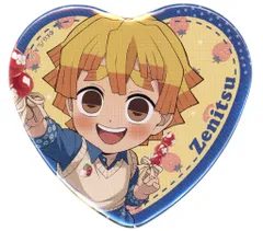 【中古】バッジ・ピンズ 我妻善逸 「鬼滅の刃 Strawberry Festival2025 ランダムハート缶バッジB」