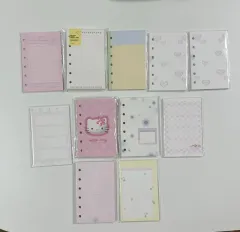 A7ダイアリー リフィル まとめ 出品 / coraltree ドリーミー MIRAI（ミライ） LOVE THINGS hello kitty（ハローキティ）