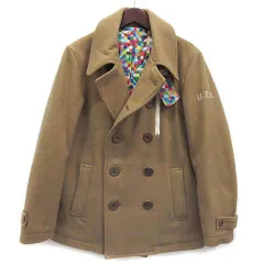 ユニフォームエクスペリメント uniform experiment ピーコート Pコート PEA COAT キャメル 1 UE-134020のサムネイル